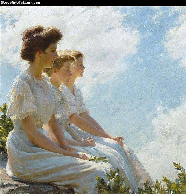 Charles Courtney Curran On the Heights